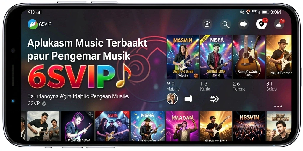 Tampilan gameplay 6SVIP yang menciptakan pengalaman musik imersif.