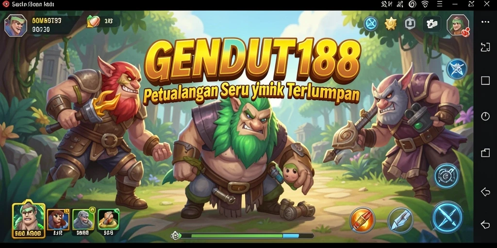 Screenshot GENDUT188 menunjukkan aksi mendebarkan dalam petualangan menantang.