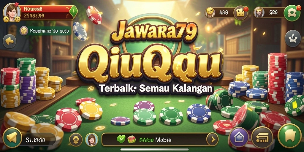 Tampilan permainan QiuQiu yang seru dan menarik di JAWARA79.