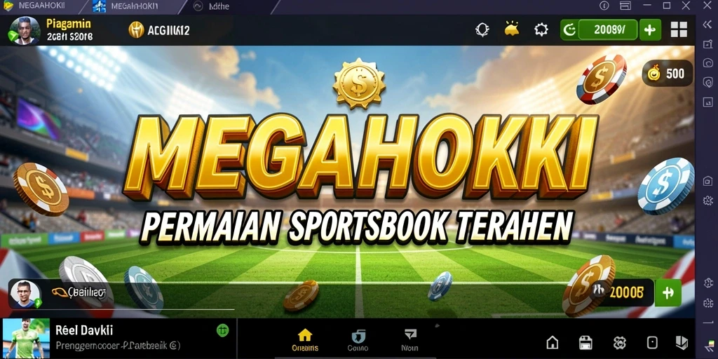 Tampilan gameplay real-time MEGAHOKI yang mendebarkan.