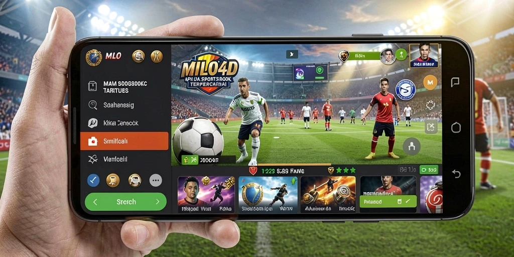 Tampilan gameplay interaktif dari aplikasi MILO4D.
