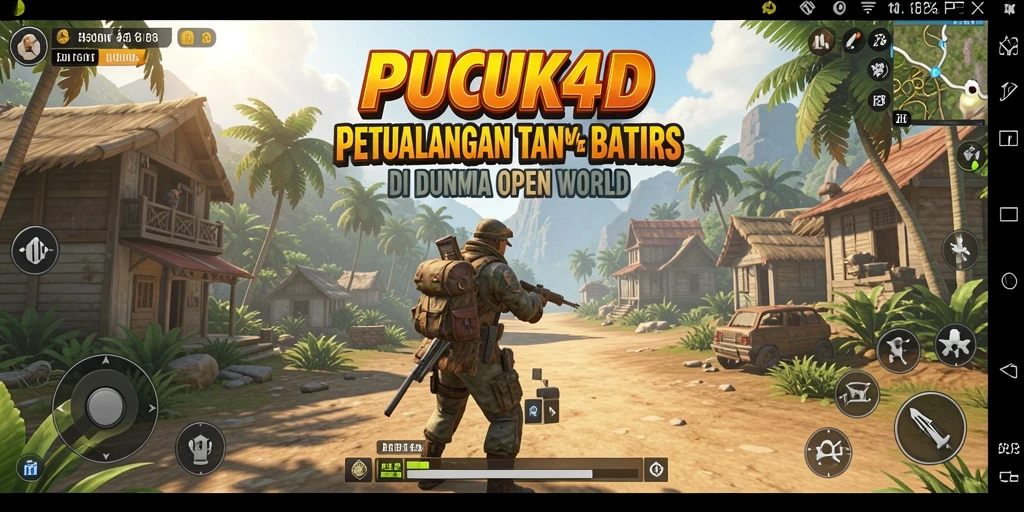 Tangkapan layar gameplay <strong>PUCUK4D</strong> menampilkan petualangan seru di dunia Open World.