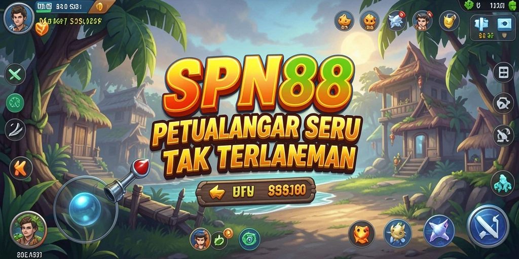 Screenshot utama SPN88 yang menunjukkan aksi petualangan seru.