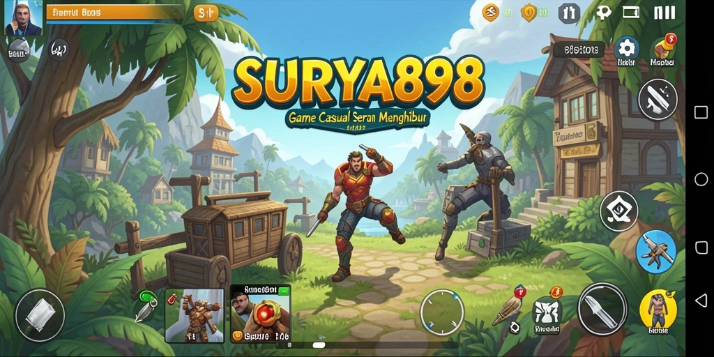 Tangkapan layar menunjukkan gameplay seru SURYA898 dengan grafis yang menarik.